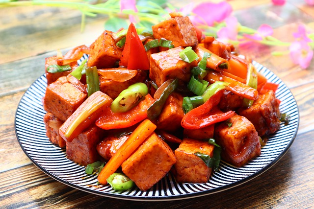 Soya chunks with vegetables